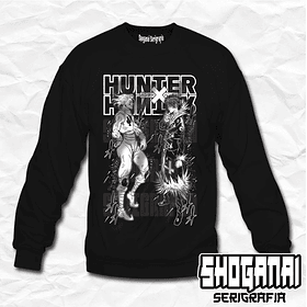 HXH35 OP3 Hisoka Morow VS Chrollo Lucifer - Hunter X Hunter / Crewneck - Poleron Polo