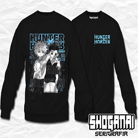 HXH36 Killua y Gon - Hunter X Hunter / Crewneck - Poleron Polo