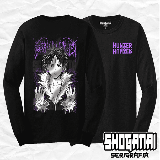 HXH37 Chrollo Lucifer - Hunter X Hunter / Polera manga larga 1