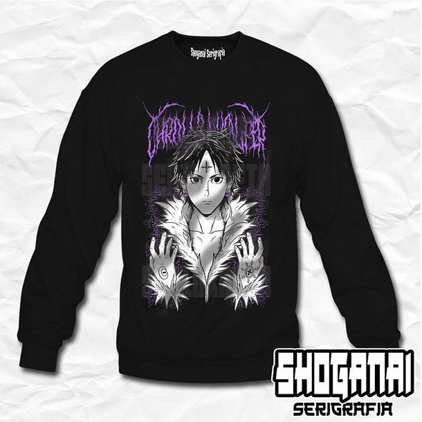 HXH37 Chrollo Lucifer - Hunter X Hunter / Crewneck - Poleron Polo 1