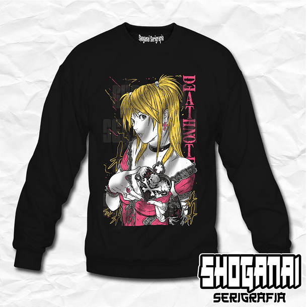DN03 Misa Amane - Death Note / Crewneck - Poleron Polo 1