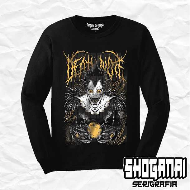 DN04 Ryuk - Death Note / Polera manga larga 1