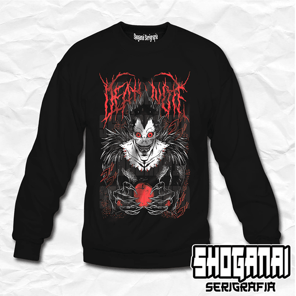 DN04 OP2 Ryuk - Death Note / Crewneck - Poleron Polo 1
