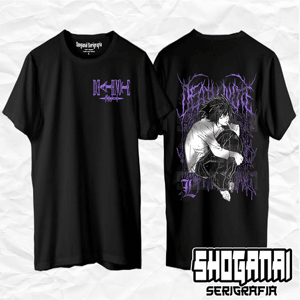 DN05 L - Death Note / Polera manga corta 1