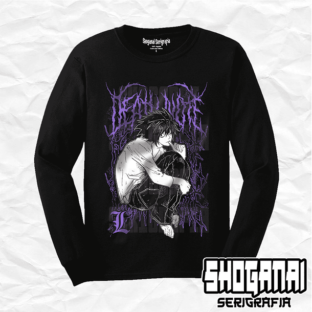 DN05 L - Death Note / Polera manga larga 1