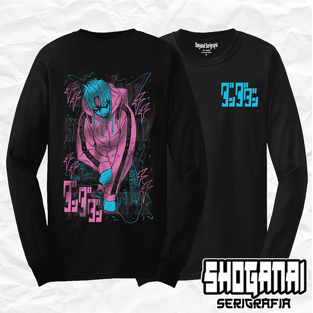DDD06 Evil Eye / Jiji - Dandadan / Polera manga larga 1