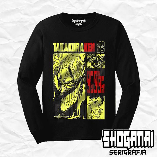 DDD09 OP2 Okarun - Takakura Ken - Dandadan / Polera manga larga 1