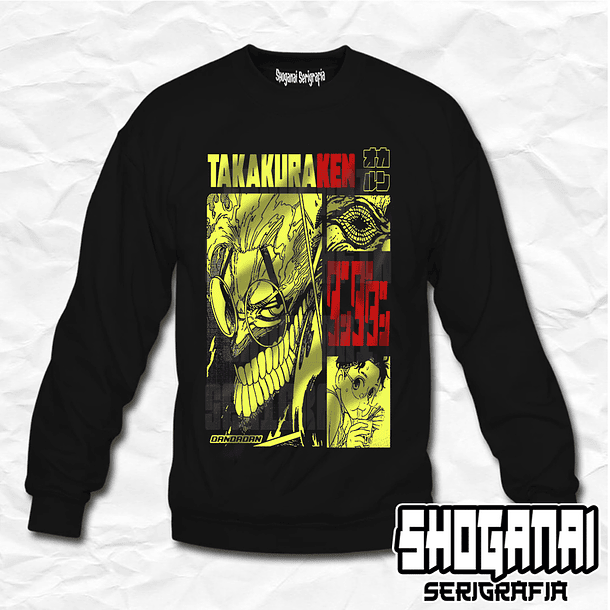 DDD09 OP2 Okarun - Takakura Ken - Dandadan / Crewneck - Poleron Polo 1