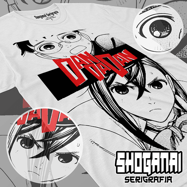 DDD10 Momo y Okarun - Dandadan / Polera manga corta 1