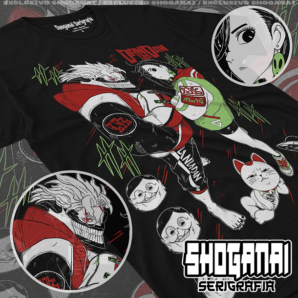 DDD11 Momo y Okarun - Dandadan / Polera manga corta 1