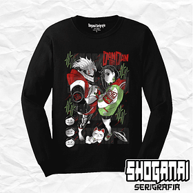 DDD11 Momo y Okarun - Dandadan / Polera manga larga