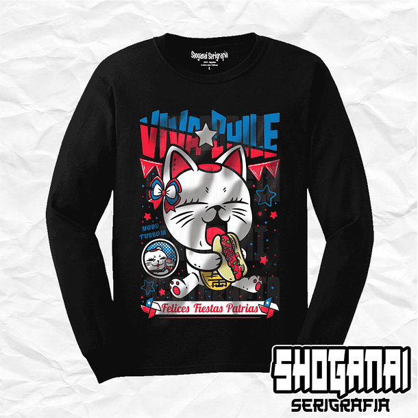 DDD13 Turbo Granny / Turbo Abuela Fiestas Patrias 18SEPT - Dandadan / Polera manga larga 1