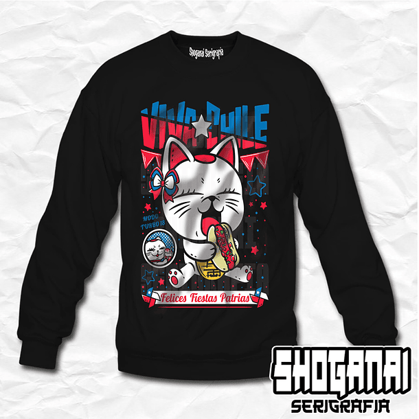 DDD13 Turbo Granny / Turbo Abuela Fiestas Patrias 18SEPT - Dandadan / Crewneck - Poleron Polo 1