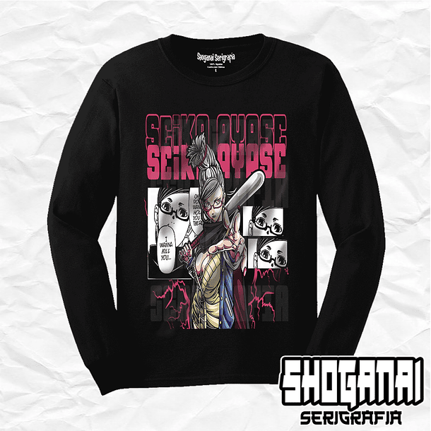 DDD16 Seiko Ayase - Dandadan / Polera manga larga 1