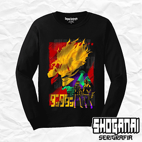 DDD18 Okarun y Momo - Dandadan / Polera manga larga