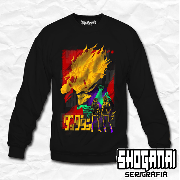 DDD18 Okarun y Momo - Dandadan / Crewneck - Poleron Polo 1