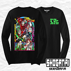 DDD20 Okarun, Momo y Turbo Abuela - Dandadan / Polera manga larga 1