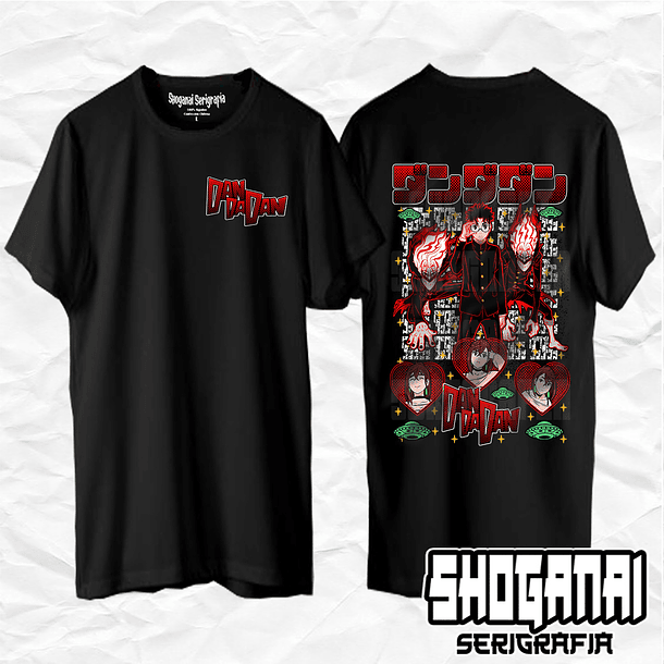 DDD21 Okarun y Momo - Dandadan / Polera manga corta 1