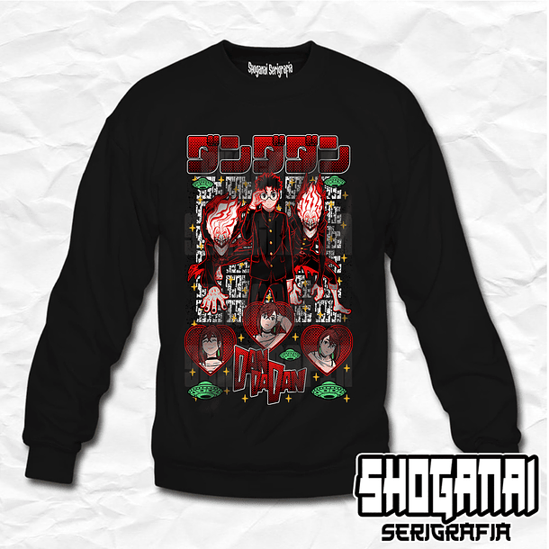 DDD21 Okarun y Momo - Dandadan / Crewneck - Poleron Polo 1