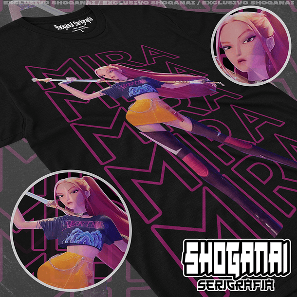 KPOP05 Mira - Kpop Demon Hunters / Polera manga corta 1