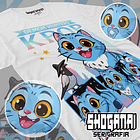 KPOP09 Derpy Tiger - Kpop Demon Hunters / Polera manga corta 1