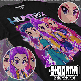 KPOP11 Huntr/x - Huntrix - Kpop Demon Hunters / Polera manga corta