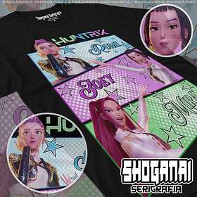 KPOP12 Huntrix - Huntr/x - Kpop Demon Hunters / Polera manga corta