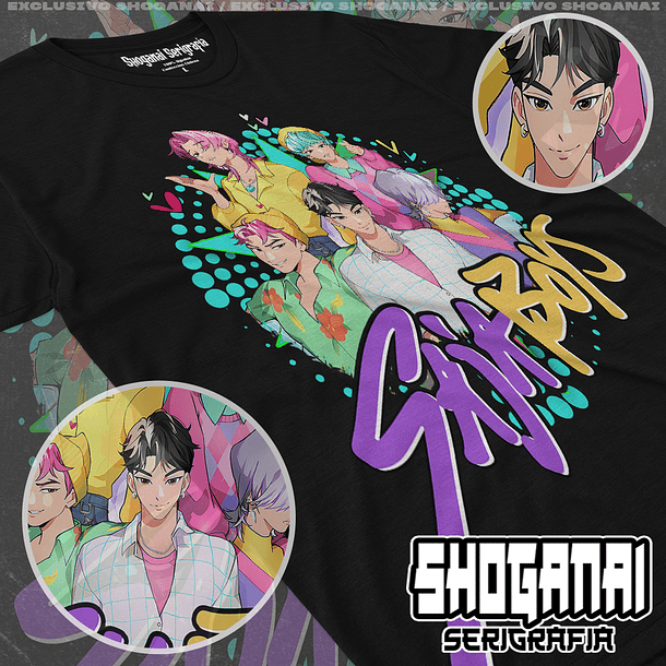 KPOP14 Saja Boys - Kpop Demon Hunters / Polera manga corta 1
