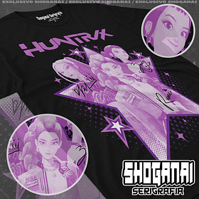 KPOP15 Huntrix - Huntr/x - Kpop Demon Hunters / Polera manga corta