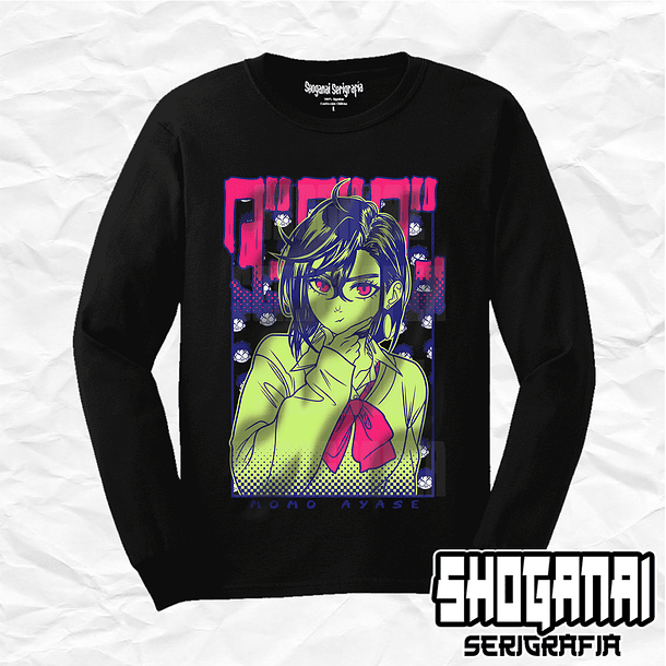 DDD24 Momo Ayase - Dandadan / Polera manga larga 1