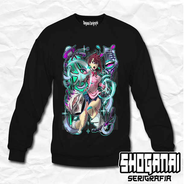 DDD25 Momo Ayase - Dandadan / Crewneck - Poleron Polo 1