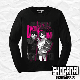 DDD26 Momo y Okarun - Dandadan / Polera manga larga