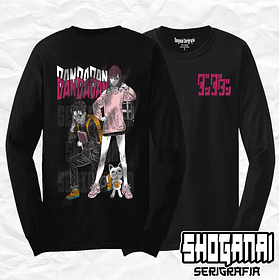 DDD30 Momo, Okarun y Turbo Abuela - Dandadan / Polera manga larga