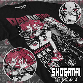 DDD32 Momo y Okarun - Dandadan / Polera manga corta