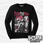 DDD32 Momo y Okarun - Dandadan / Polera manga larga 1