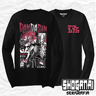 DDD32 Momo y Okarun - Dandadan / Polera manga larga 1