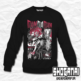 DDD32 Momo y Okarun - Dandadan / Crewneck - Poleron Polo