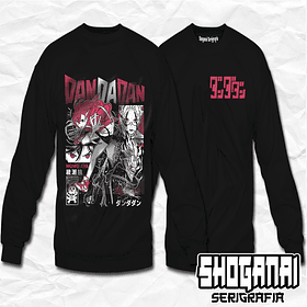 DDD32 Momo y Okarun - Dandadan / Crewneck - Poleron Polo