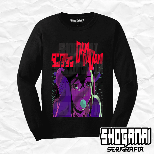 DDD34 Momo Ayase - Dandadan / Polera manga larga 1