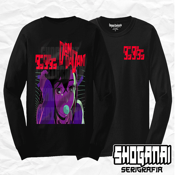 DDD34 Momo Ayase - Dandadan / Polera manga larga 1