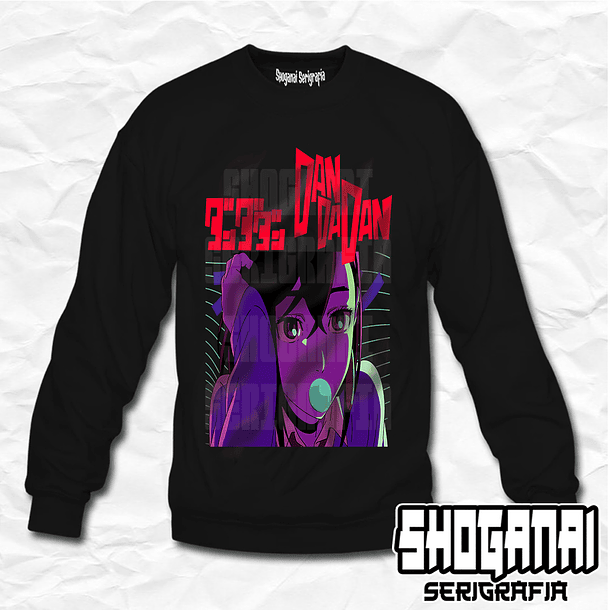 DDD34 Momo Ayase - Dandadan / Crewneck - Poleron Polo 1