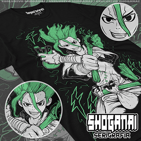 DRS01 Senku Ishigami - Dr. Stone / Polera manga corta