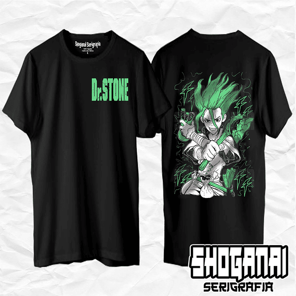 DRS01 Senku Ishigami - Dr. Stone / Polera manga corta 1