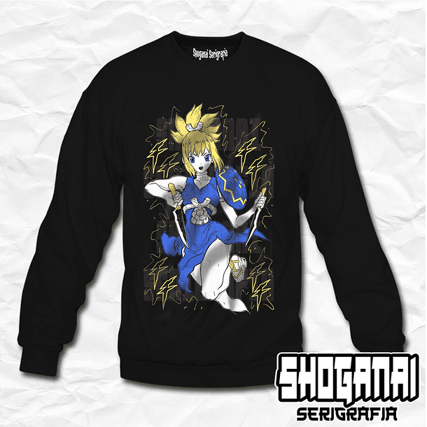 DRS02 Kohaku - Dr. Stone / Crewneck - Poleron Polo 1