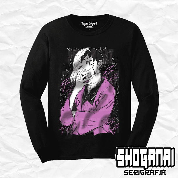 DRS04 Gen Asagiri - Dr. Stone / Polera manga larga 1