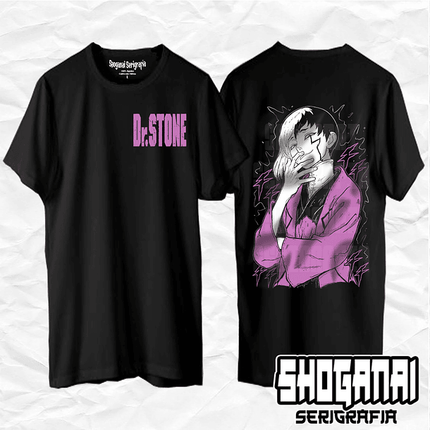 DRS04 Gen Asagiri - Dr. Stone / Polera manga corta 1