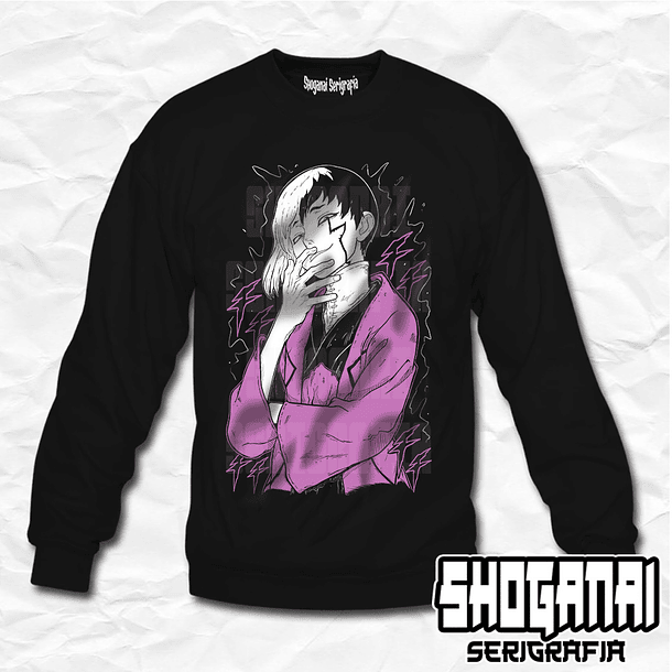 DRS04 Gen Asagiri - Dr. Stone / Crewneck - Poleron Polo 1