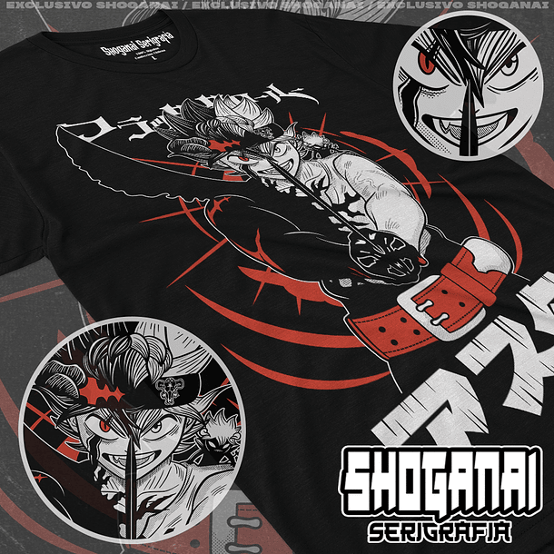 BC01 Asta - Black Clover / Polera manga corta 1