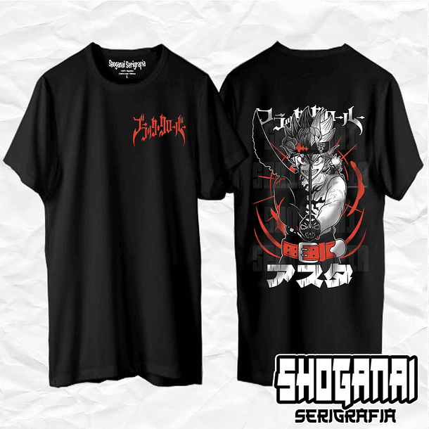 BC01 Asta - Black Clover / Polera manga corta 1
