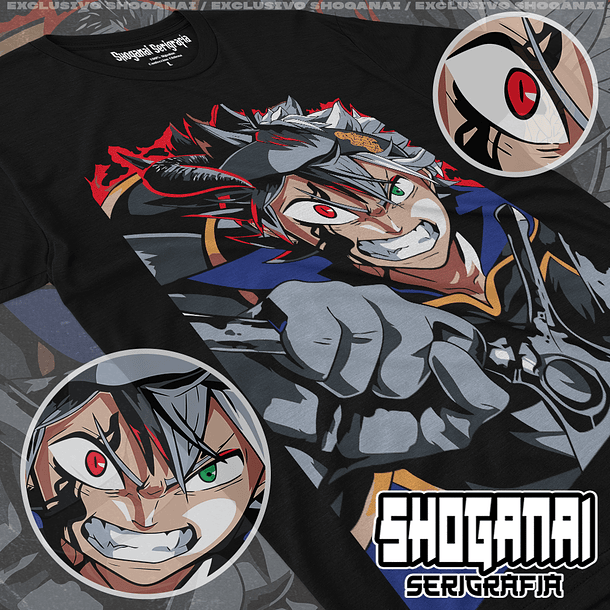 BC03 Asta - Black Clover / Polera manga corta 1